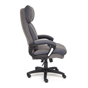 Кресло офисное DUKE флок/ткань, серый/серый, 29/TW-12 арт.14039 в Иркутске - предосмотр 2