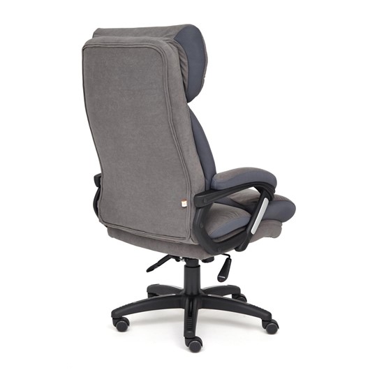 Кресло офисное DUKE флок/ткань, серый/серый, 29/TW-12 арт.14039 в Иркутске - изображение 3