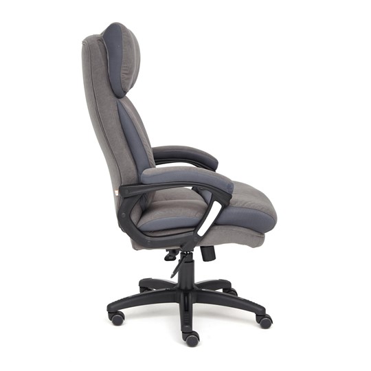 Кресло офисное DUKE флок/ткань, серый/серый, 29/TW-12 арт.14039 в Иркутске - изображение 5