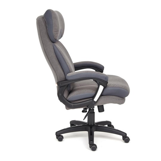 Кресло офисное DUKE флок/ткань, серый/серый, 29/TW-12 арт.14039 в Иркутске - изображение 6