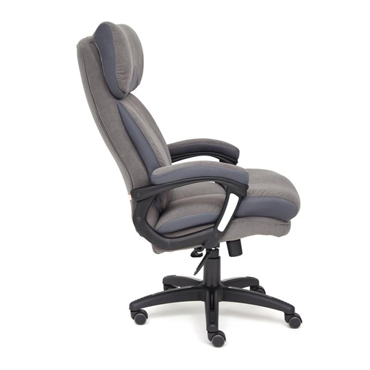Кресло офисное DUKE флок/ткань, серый/серый, 29/TW-12 арт.14039 в Иркутске - изображение 7