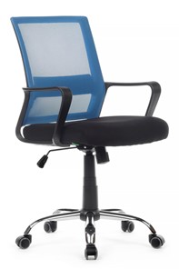Кресло компьютерное RCH 1029MB, черный/синий в Ангарске