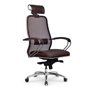 Офисное кресло Samurai SL-2.04 MPES Темно-коричневый в Ангарске