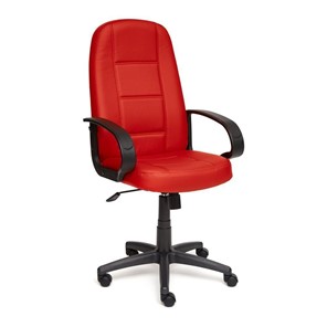 Кресло офисное СН747 кож/зам, красный, арт.7707 в Ангарске