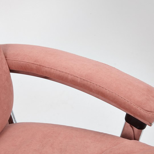 Кресло компьютерное SOFTY LUX флок, розовый, арт.13952 в Ангарске - изображение 12
