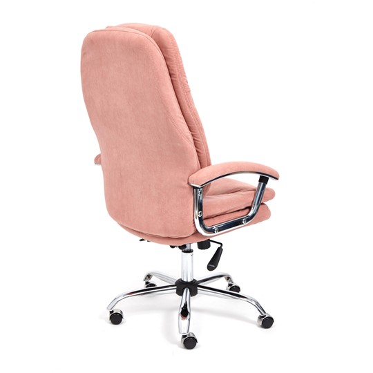 Кресло компьютерное SOFTY LUX флок, розовый, арт.13952 в Ангарске - изображение 3