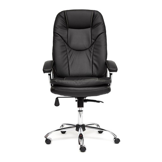 Офисное кресло SOFTY LUX кож/зам, черный, арт.12902 в Ангарске - изображение 2