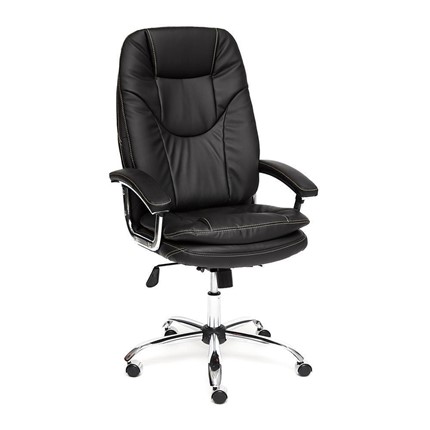 Офисное кресло SOFTY LUX кож/зам, черный, арт.12902 в Ангарске - изображение