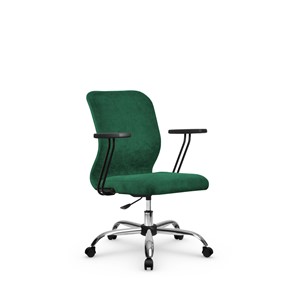 Кресло офисное SU-Mr-4/подл.109/осн.006 зеленый в Ангарске