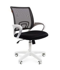 Компьютерное кресло CHAIRMAN 696 white, черный в Ангарске
