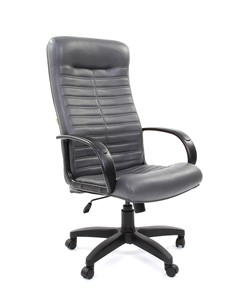 Кресло CHAIRMAN 480 LT, экокожа, цвет серый в Ангарске - предосмотр