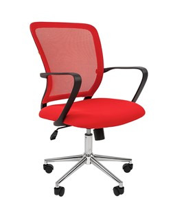 Офисное кресло CHAIRMAN 698 CHROME new Сетка TW-69 (красный) в Ангарске