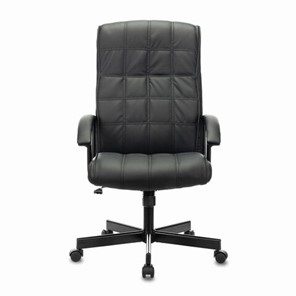 Кресло офисное Brabix Quadro EX-524 (экокожа, черное) 532104 в Ангарске