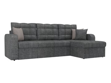 Угловой диван для гостиной Ливерпуль, Серый (рогожка) в Ангарске
