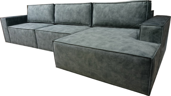 Угловой диван с оттоманкой Лофт 357х159х93 (НПБ/Тик-так) в Ангарске - изображение 4