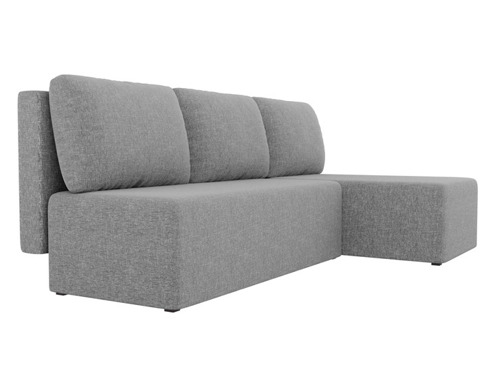 Угловой раскладной диван Поло, Серый (рогожка) в Братске - изображение 2
