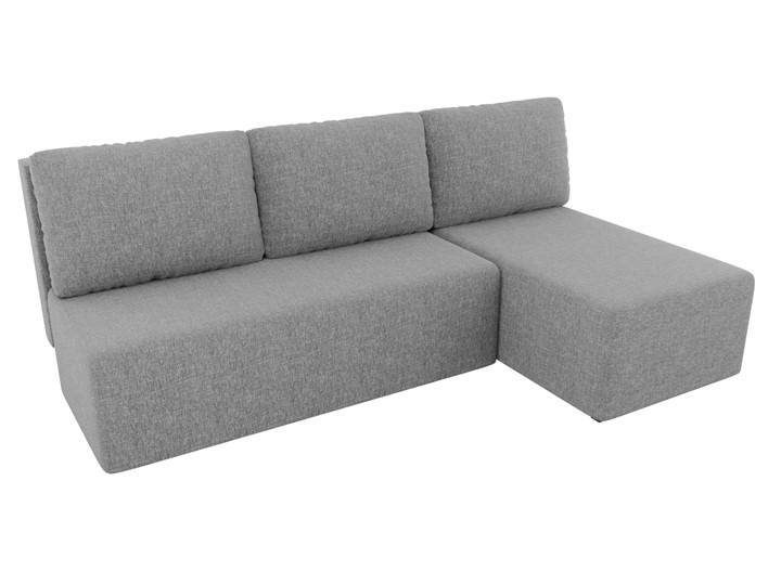 Угловой раскладной диван Поло, Серый (рогожка) в Братске - изображение 3