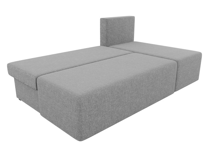 Угловой раскладной диван Поло, Серый (рогожка) в Братске - изображение 4