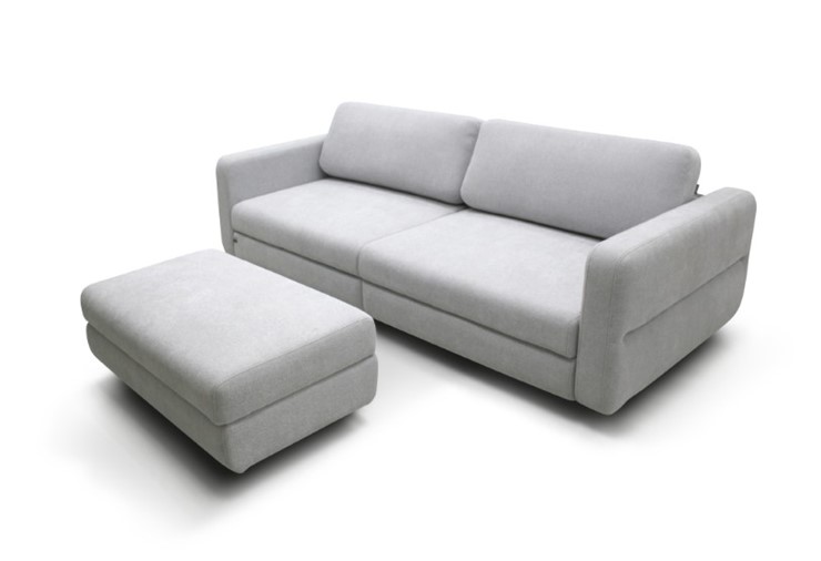 Угловой диван с пуфом Марко (м6,1+м3д+м3ящ+м6,1+м13) в Ангарске - изображение 1