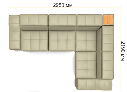 Угловой диван N-0-M ДУ (П1+ПС+УС+Д2+П1) в Ангарске - изображение 4