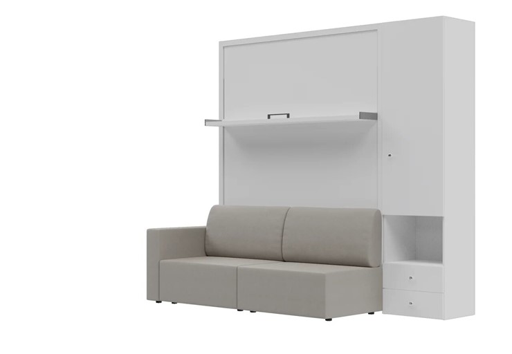 Диван Кровать-трансформер Smart (КД 1400+ШП), шкаф правый, левый подлокотник в Ангарске - изображение 2
