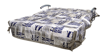 Прямой диван Аккордеон с боковинами, спальное место 1400 в Ангарске - предосмотр 1