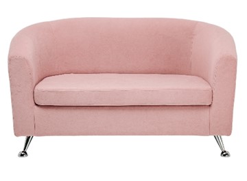 Прямой диван Брамс 2Д розовый в Ангарске