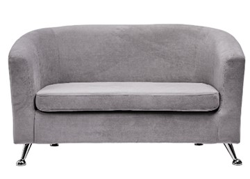 Прямой диван Брамс 2Д серый в Ангарске