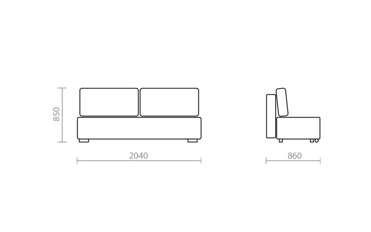 Прямой диван Дона 2 БД в Братске - изображение 8