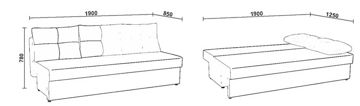 Прямой диван Нео 30 в Ангарске - изображение 4