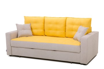 Прямой диван Рио 3 с двумя декоративными подушками в Ангарске