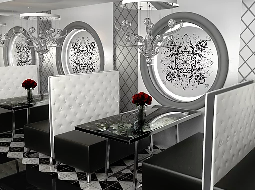 Прямой диван Black and White 800х550х1180 в Ангарске - изображение 1