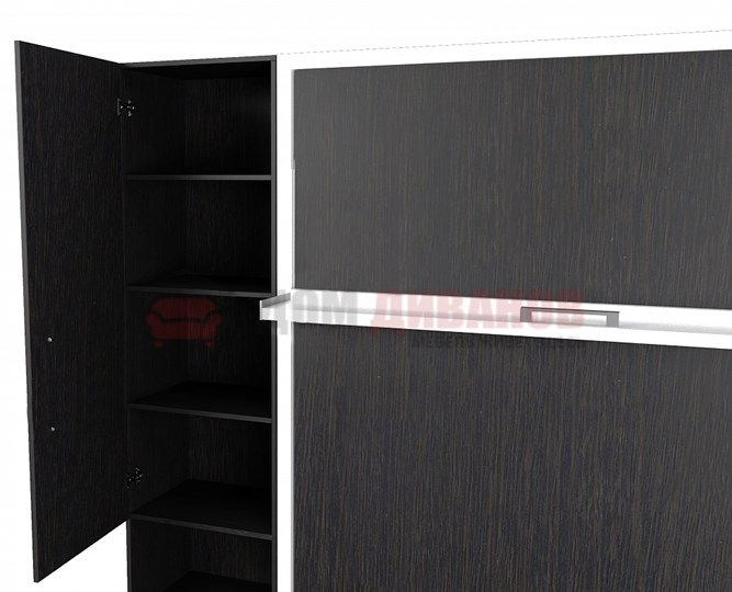Диван Кровать-трансформер Smart (ШЛ+КД 1400+ШП), 2 шкафа, без подлокотников в Ангарске - изображение 2