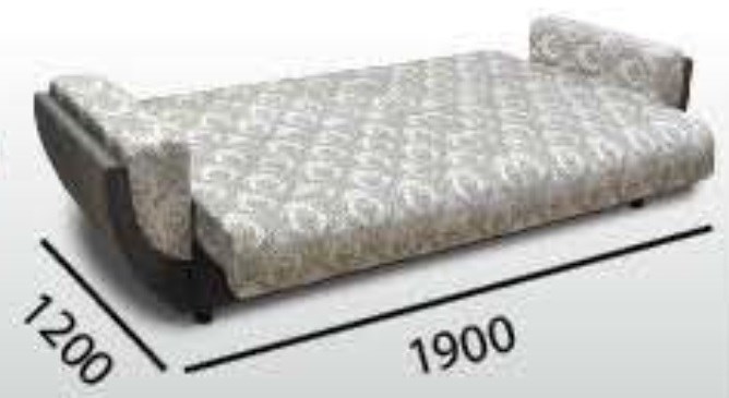 Прямой диван Акварель 2 БД в Ангарске - изображение 1