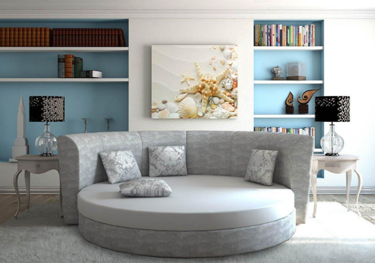 Круглый диван-кровать Смайл в Братске - изображение 5