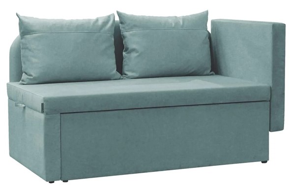 Прямой диван Мирка, newtone aqua blue в Братске - изображение