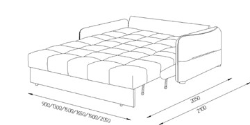 Прямой диван Токио 2 130 (ППУ) в Ангарске - предосмотр 8