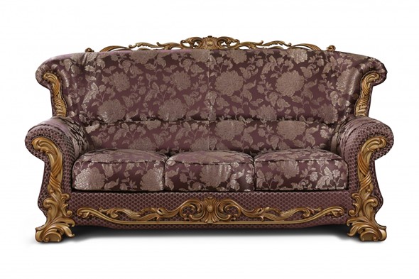 Прямой диван Барокко 2, ДБ3 в Братске - изображение