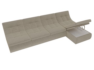 Большой модульный диван Холидей, Бежевый (микровельвет) в Ангарске - предосмотр 7