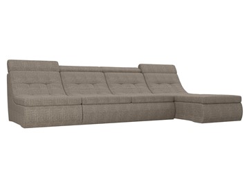 Модульный раскладной диван Холидей люкс, Корфу 03 (рогожка) в Ангарске