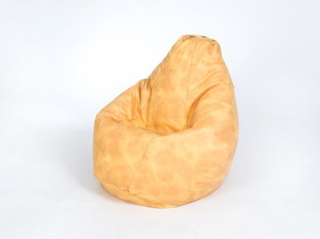 Кресло-мешок Груша малое, жаккард, песок в Ангарске