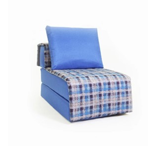 Бескаркасное кресло Харви, синий - квадро в Ангарске