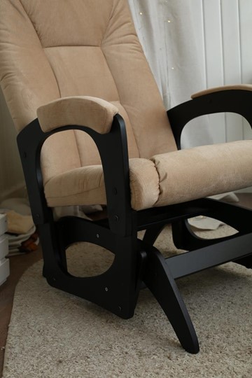 Кресло-качалка Леон маятниковая, ткань AMIGo песок 29-Т-П в Братске - изображение 8