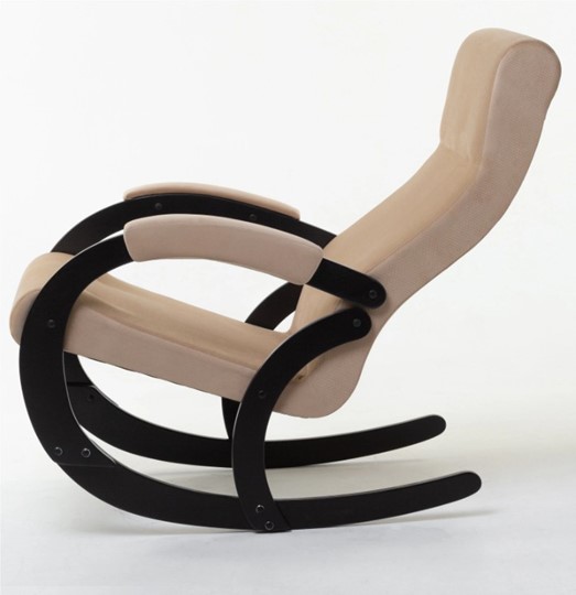 Кресло-качалка в гостиную Корсика, ткань Amigo Beige 34-Т-AB в Братске - изображение 1