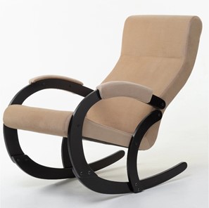 Кресло-качалка в гостиную Корсика, ткань Amigo Beige 34-Т-AB в Ангарске - предосмотр