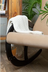 Кресло-качалка в гостиную Корсика, ткань Amigo Beige 34-Т-AB в Братске - предосмотр 5