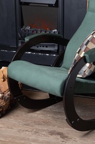 Кресло-качалка Корсика, ткань Amigo Green 34-Т-AG в Братске - предосмотр 6