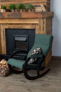 Кресло-качалка Корсика, ткань Amigo Green 34-Т-AG в Ангарске - предосмотр 7