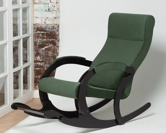 Кресло-качалка в гостиную Марсель, ткань Amigo Green 33-Т-AG в Ангарске - изображение 3