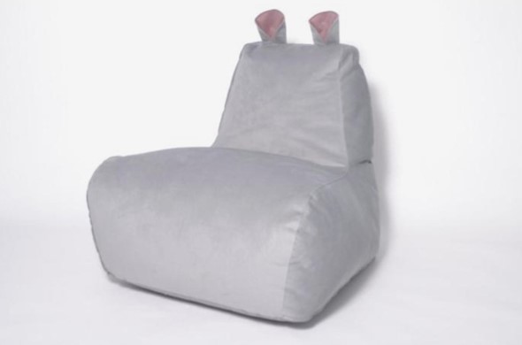 Кресло-мешок Бегемот серый в Ангарске - изображение